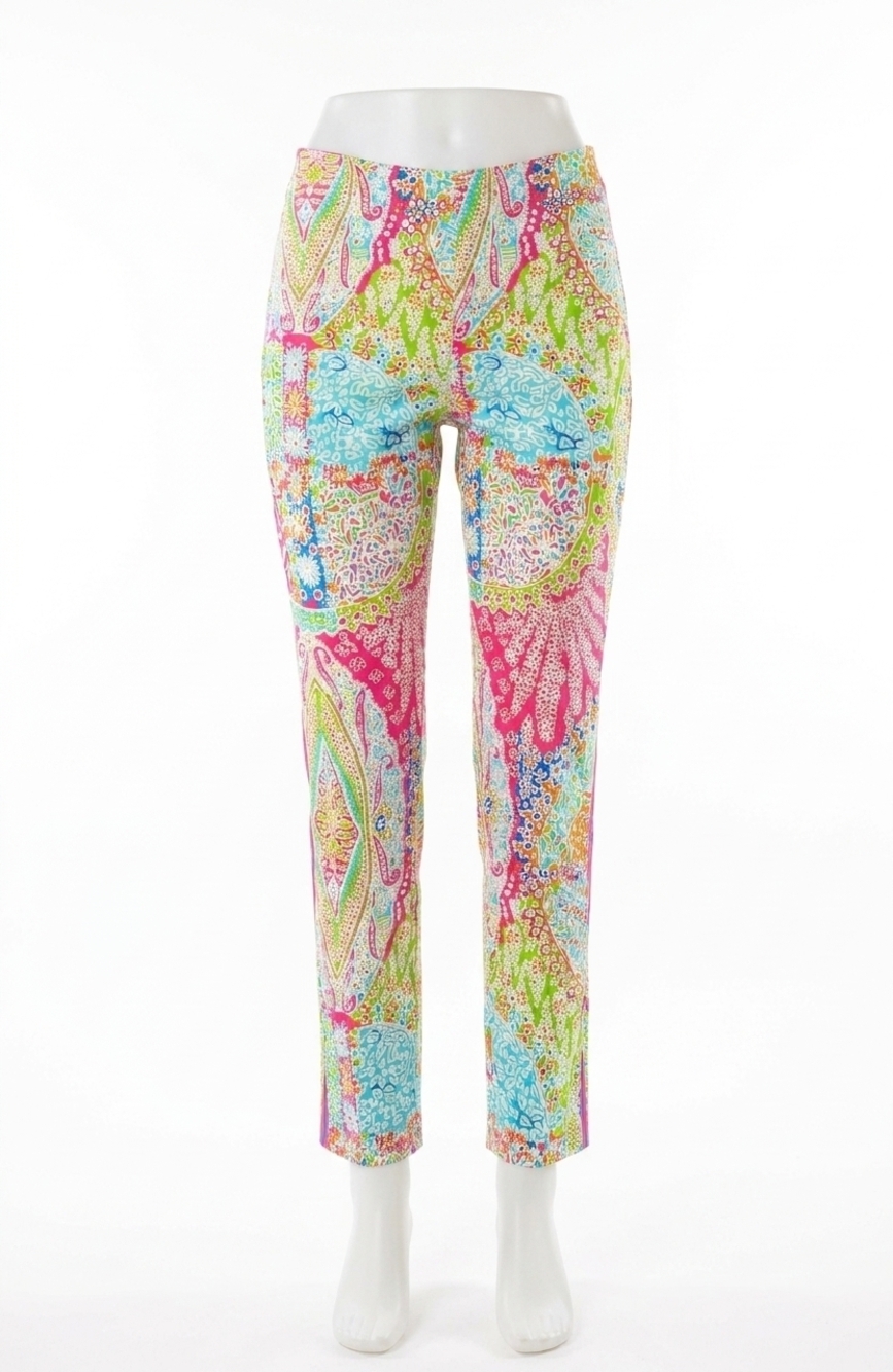 NEW GRETCHEN SCOTT grand bazaar gripeless pants in classic brights